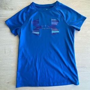 Under Armour Unisex Heatgear Loose Blue T-Shirt